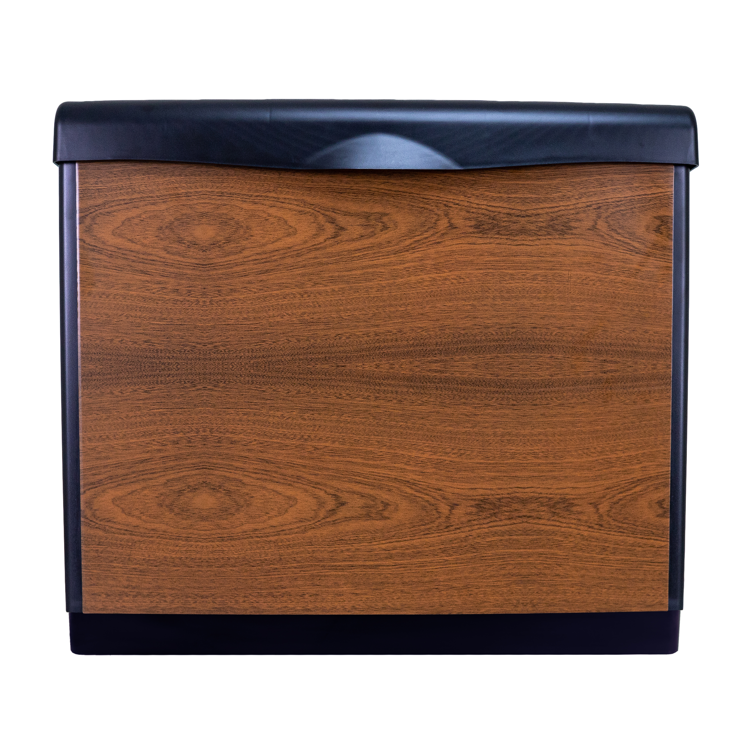 AIRCARE CANYON 14416A evaporative humidifier, front view of wood-tone cabinet
