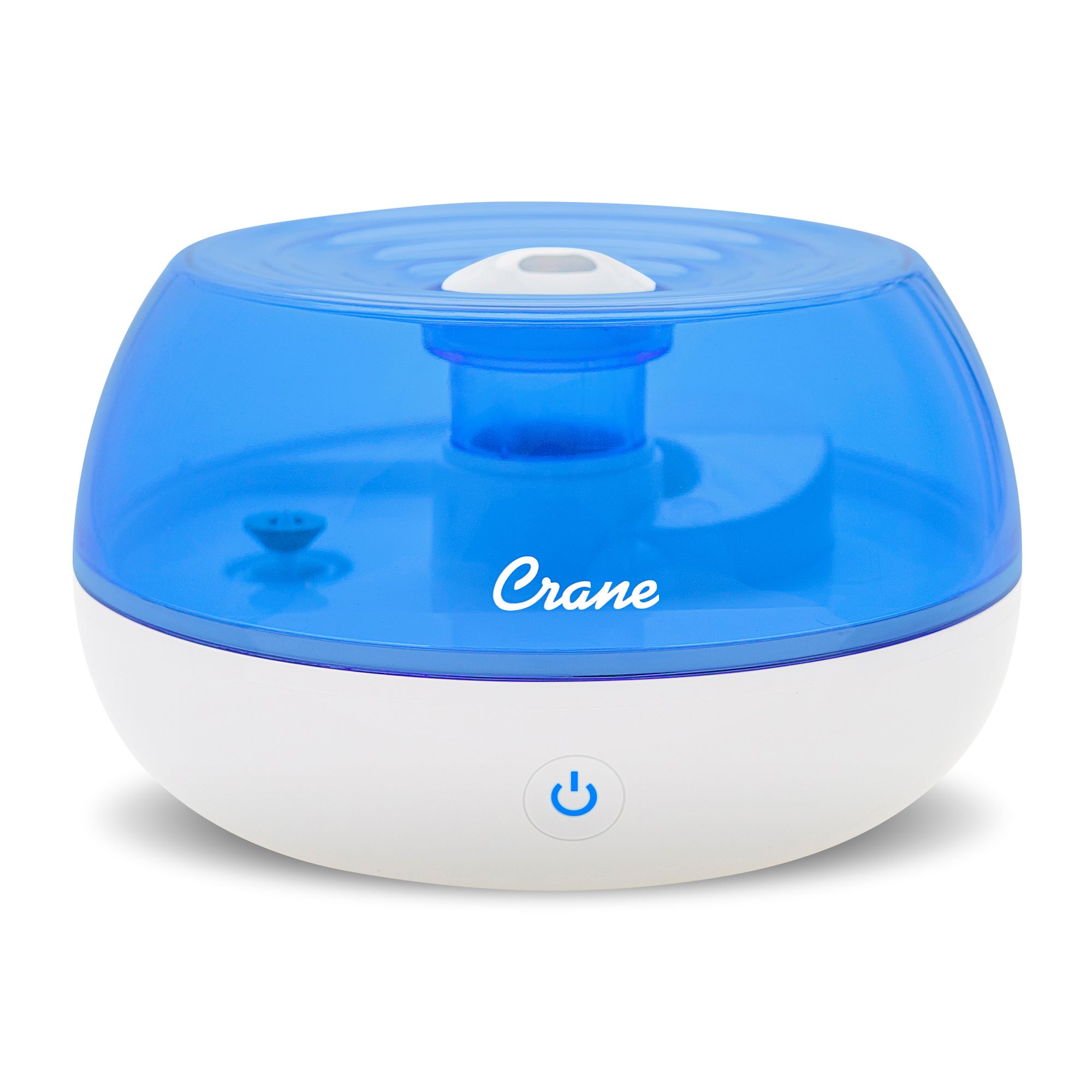 Humidificateur ultrasonique à brume froide Crane EE-5951, à unité complète, tel qu’il apparaît sur sa page produit américaine exacte de Crane.