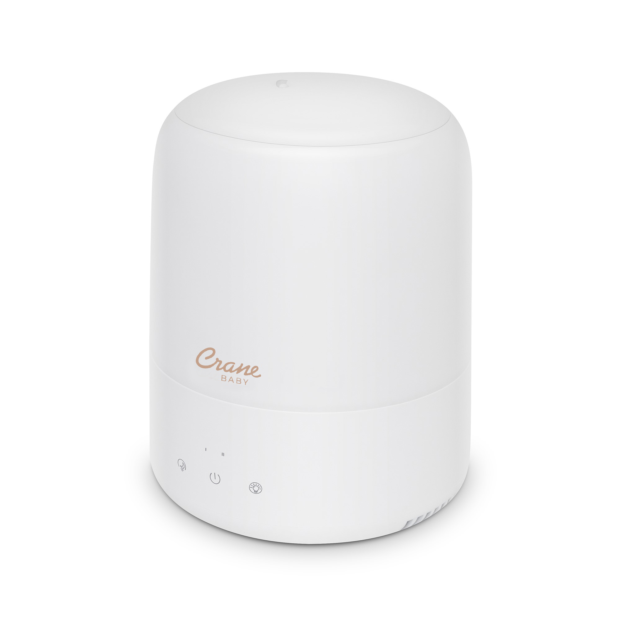 Crane EE-6000B full-unit product image: Crane Baby EE-6000B 3-in-1 Compact Cool Mist Humidifier, 0.5 Gallon; manufacturer image, with photo-versus-render status unspecified.