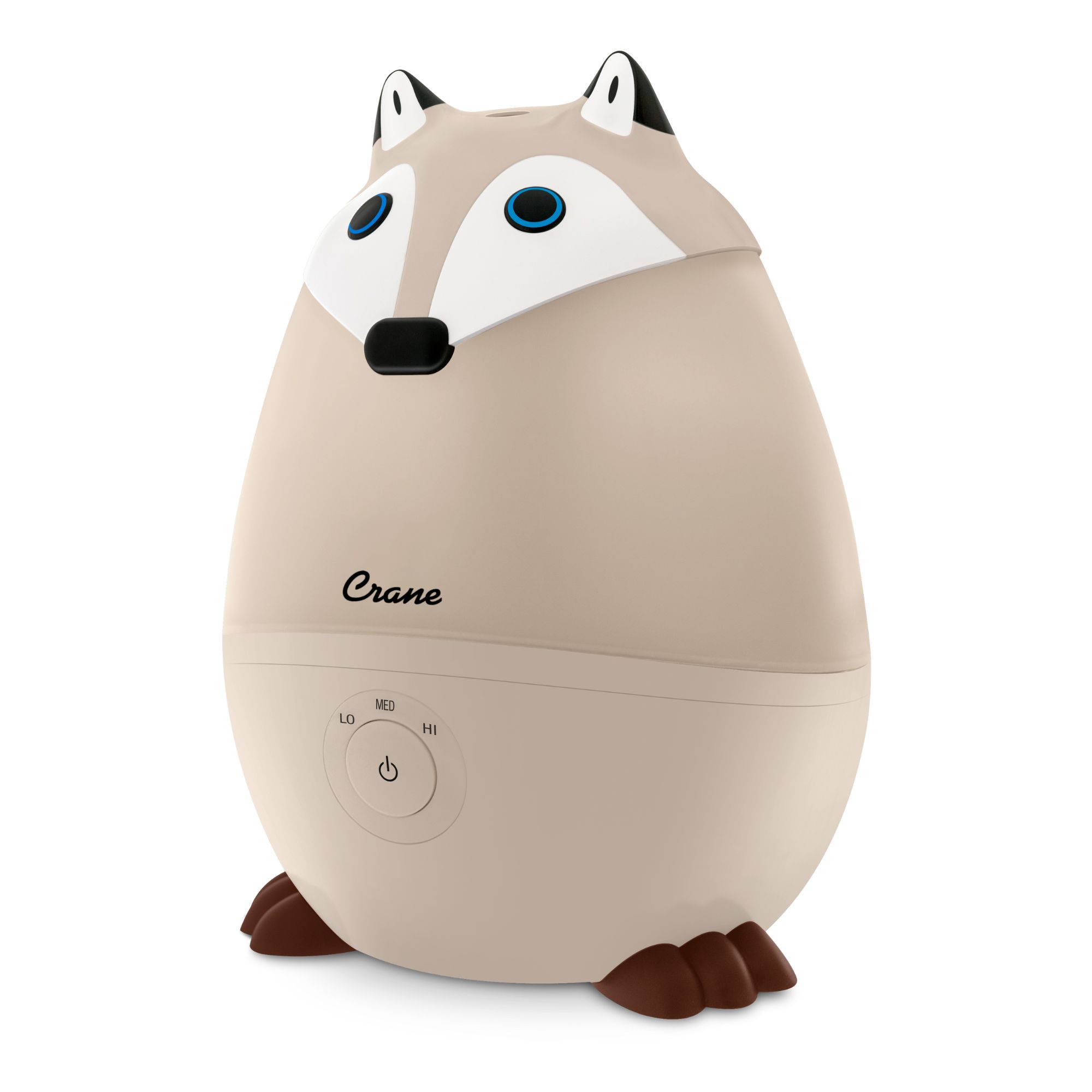 Humidificateur à brume froide Mini Red Fox d’un demi-gallon Crane EE-8256B, appareil complet avec commande de débit à l’avant