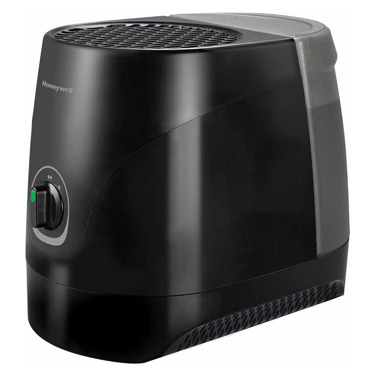 Honeywell HEV320B black compact evaporative humidifier
